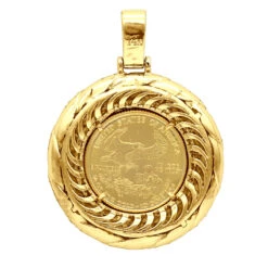 Unique 14K Rose Gold Liberty Coin Diamond Pendant For Men Medallion 3.1ct. -Its Hot Jewelry Shop unique gold liberty coin diamond pendant for men medallion 31ct 804046 backye