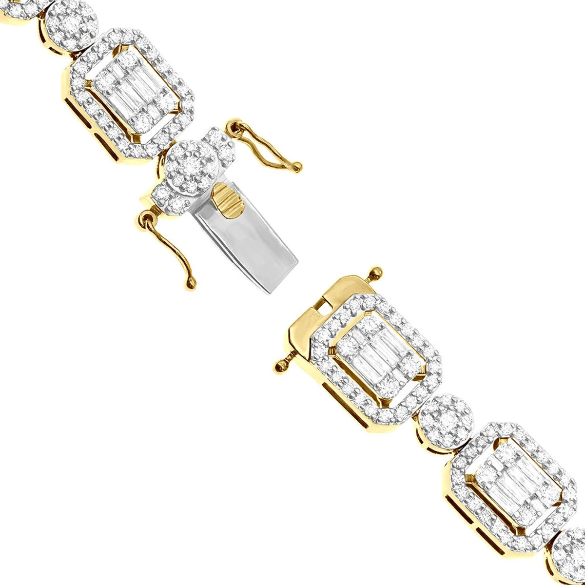 Unique Diamond Necklace For Women 10K Yellow Gold 17 Carats 8 Unique Diamond Necklace For Women 10K Yellow Gold 17 Carats - Image 6