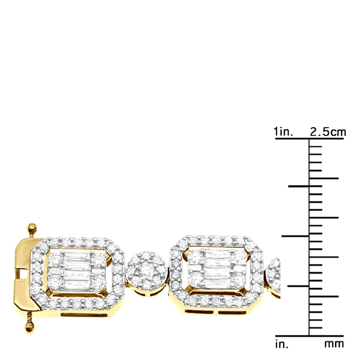 Unique Diamond Necklace For Women 10K Yellow Gold 17 Carats 7 Unique Diamond Necklace For Women 10K Yellow Gold 17 Carats - Image 5