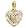 Large Ladies Unique Round Baguette Diamond Heart Shape Pendant 2 Carat 14K Yellow Gold -Its Hot Jewelry Shop unique oversized round and baguette diamond heart pendant 2 carat 14k gold 803235 main yellow