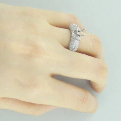 Unique Settings 14K White Gold Diamond Engagement Ring Setting .85 -Its Hot Jewelry Shop unique settings 14k diamond engagement ring setting 85 p 6412bod