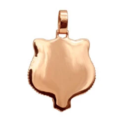 Unique 10K Yellow Gold Men's Custom Enamel & Diamond Tiger Pendant 1.75CT -Its Hot Jewelry Shop unique solid 10k gold tiger pendant diamonds enamel 175ct mens custom jewelry 407123 backro