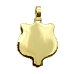 Unique 10K Yellow Gold Men's Custom Enamel & Diamond Tiger Pendant 1.75CT -Its Hot Jewelry Shop unique solid 10k gold tiger pendant diamonds enamel 175ct mens custom jewelry 407123 backye