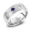 Unique Wedding Bands: Platinum Sapphire Diamond Wedding Ring For Men -Its Hot Jewelry Shop unique wedding bands platinum sapphire diamond wedding ring for men mainwh