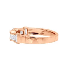 Unique Women's Anniversary Ring 14K White Gold Princess Baguatte Diamond Wedding Band 15 Unique Women's Anniversary Ring 14K White Gold Princess Baguatte Diamond Wedding Band -Its Hot Jewelry Shop unique womens anniversary ring 14k gold princess baguatte diamond wedding band 017401 backro