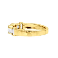 Unique Women's Anniversary Ring 14K White Gold Princess Baguatte Diamond Wedding Band 14 Unique Women's Anniversary Ring 14K White Gold Princess Baguatte Diamond Wedding Band -Its Hot Jewelry Shop unique womens anniversary ring 14k gold princess baguatte diamond wedding band 017401 backye