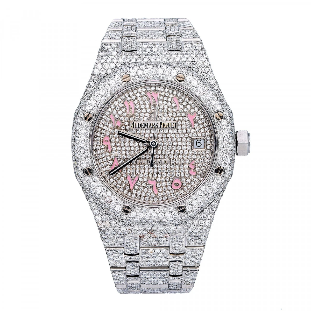 Unisex Diamond Watch Audemars Piguet Royal Oak Selfwinding 37mm White Dial 3 Unisex Diamond Watch Audemars Piguet Royal Oak Selfwinding 37mm White Dial