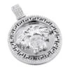 Versace Style Medusa Head Diamond Pendant Medallion 0.52ct 10K White Gold 1 Versace Style Medusa Head Diamond Pendant Medallion 0.52ct 10K White Gold -Its Hot Jewelry Shop versace style medusa head diamond pendant medallion 052ct 10k gold wh