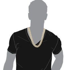 Heavy 14K Yellow Gold VS Diamond Cuban Link Chain Necklace For Men 43ct 16mm Wide -Its Hot Jewelry Shop vs diamond cuban link chain necklace for men in 14k gold 43 carats 803196 bodye