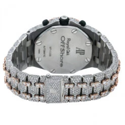 44mm Audemars Piguet Royal Oak Offshore Chronograph Two Tone Men's Diamond Watch 6 44mm Audemars Piguet Royal Oak Offshore Chronograph Two Tone Men's Diamond Watch -Its Hot Jewelry Shop watches 44mm audemars piguet royal oak offshore chronograph two tone mens diamond watch 968625 back