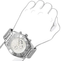 Oversized Jojino Men's Diamond Watch 0.25ct Iced Out White Dial With Subdials 8 Oversized Jojino Men's Diamond Watch 0.25ct Iced Out White Dial With Subdials -Its Hot Jewelry Shop watches oversized jojino mens diamond watch 025ct iced out white dial with subdials 968753 bod