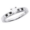 White And Black Diamond Engagement Ring 0.74ct 14K White Gold -Its Hot Jewelry Shop white and black diamond engagement ring 074ct 14k gold p 1686625643