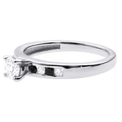 White And Black Diamond Engagement Ring 0.74ct 14K White Gold 13 White And Black Diamond Engagement Ring 0.74ct 14K White Gold -Its Hot Jewelry Shop white and black diamond engagement ring 074ct 14k gold p 50192 backwh