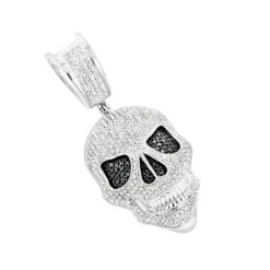 White And Black Diamond Iced Out Skull Pendant 10K Yellow Gold 0.83ct 9 White And Black Diamond Iced Out Skull Pendant 10K Yellow Gold 0.83ct -Its Hot Jewelry Shop white and black diamond iced out skull pendant in 10k gold 083ct wh