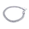 14K White Gold Miami Cuban Link Curb Chain Bracelet 4mm 7.5-9in 2 14K White Gold Miami Cuban Link Curb Chain Bracelet 4mm 7.5-9in -Its Hot Jewelry Shop white gold miami cuban link curb chain bracelet 14k 4mm 75 9in 1