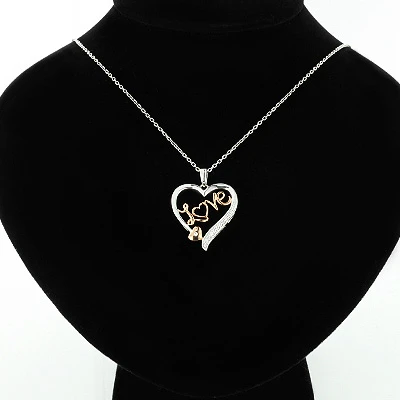 10K White Gold Diamond Love Heart Pendant 0.11ct 5 10K White Gold Diamond Love Heart Pendant 0.11ct - Image 3