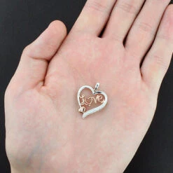 10K White Gold Diamond Love Heart Pendant 0.11ct 9 10K White Gold Diamond Love Heart Pendant 0.11ct -Its Hot Jewelry Shop white rose gold diamond love heart pendant 011ct 10k p 50172box