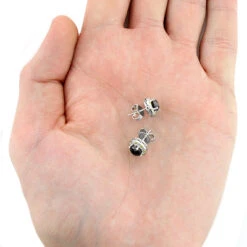 White Yellow And Black Diamond Stud Earrings 2.20ct 14K White Gold 8 White Yellow And Black Diamond Stud Earrings 2.20ct 14K White Gold -Its Hot Jewelry Shop white yellow and black diamond stud earrings 220ct 14k gold 3