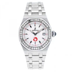 Diamond Watch Audemars Piguet Royal Oak Lady 33mm White Dial W01046
