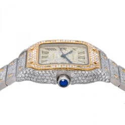 Women's Diamond Watch Cartier Santos De Cartier 35mm Champagne Dial 8 Women's Diamond Watch Cartier Santos De Cartier 35mm Champagne Dial -Its Hot Jewelry Shop womens diamond watch cartier santos de cartier 35 mm champagne dial w01208 0E8A2981 2048x2048