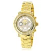 Women's Diamond Yellow Gold Plated Watch Luxurman Montana White Mop 2ct -Its Hot Jewelry Shop womens diamond yellow gold plated watch luxurman montana white mop 2ct 1