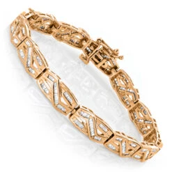 Women's Infinity Baguette Diamond Bracelet 2.84ct -Its Hot Jewelry Shop womens infinity baguette diamond bracelet 284ct p 5682 ro