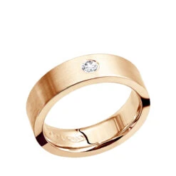 Women's Or Men's Solitaire Diamond Wedding Band 14K White Gold Comfort Fit -Its Hot Jewelry Shop womens or mens solitaire diamond wedding band in 14k gold comfort fit ro