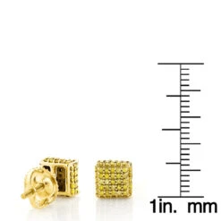 Yellow Diamond Stud Earrings 0.53ct 10K Yellow Gold 13 Yellow Diamond Stud Earrings 0.53ct 10K Yellow Gold -Its Hot Jewelry Shop yellow diamond stud earrings 053ct 10k gold p 45690 rulerye
