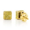 Yellow Diamond Stud Earrings 0.53ct 10K Yellow Gold -Its Hot Jewelry Shop yellow diamond stud earrings 053ct 10k gold p 45690 ye