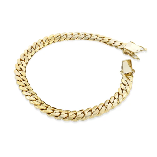 14K Yellow Gold Miami Cuban Link Colossal Chain Bracelet 14.5mm 7.5-9in 3 14K Yellow Gold Miami Cuban Link Colossal Chain Bracelet 14.5mm 7.5-9in