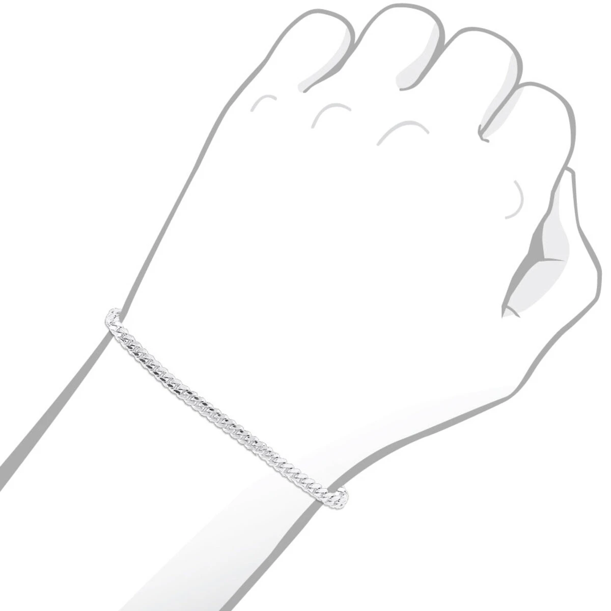 14K Yellow Gold Miami Cuban Link Curb Chain Bracelet 3mm 7.5-9in 9 14K Yellow Gold Miami Cuban Link Curb Chain Bracelet 3mm 7.5-9in - Image 7