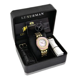 Yellow Gold Plated Ladies Diamond Pink Watch 0.25ct Luxurman 10 Yellow Gold Plated Ladies Diamond Pink Watch 0.25ct Luxurman -Its Hot Jewelry Shop yellow gold plated ladies diamond pink watch 025ct luxurman 4