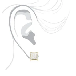 Yellow Gold Plated Silver Diamond Earrings 0.25ct -Its Hot Jewelry Shop yellow gold plated silver diamond earrings 025ct p 48360 bodye