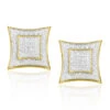 Yellow Gold Plated Silver Diamond Earrings 0.25ct -Its Hot Jewelry Shop yellow gold plated silver diamond earrings 025ct p 48360 ye